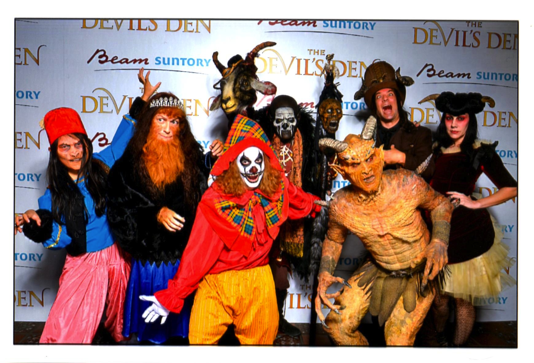 ScareLA Genie Effect Jim Beam Devil's Den Halloween Party